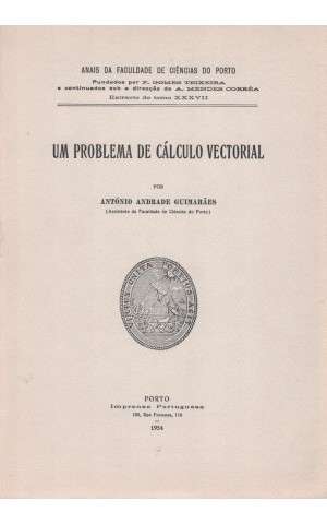 Um Problema de Cálculo Vectorial | de António Andrade Guimarães