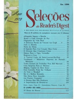 Seleções do Reader's Digest - Tomo II - N.º 11 - Março de 1972