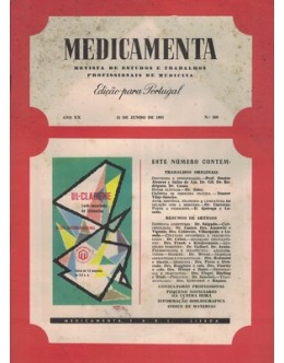 Medicamenta - Ano XX - N.º 380 - 15 de Junho de 1962
