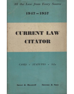 Current Law Citator 1947-1957