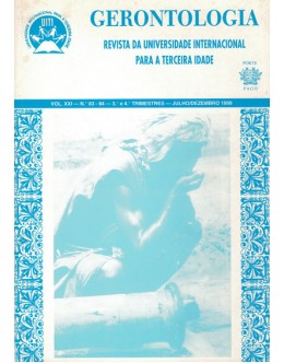 Gerontologia - Vol. XXI - N.º 83-84 - 3.º e 4.º Trimestres - Julho/Dezembro 1999