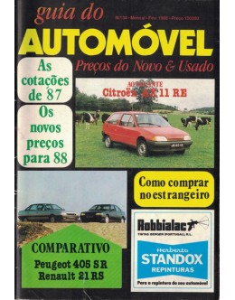 Guia do Automóvel - N.º 34 - Fevereiro 1988