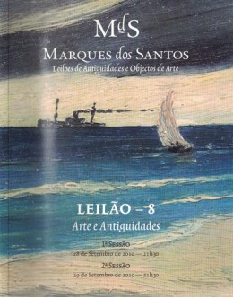 Marques dos Santos - Leilão - 8 - Arte e Antiguidades - 28 e 29 de Setembro de 2010
