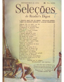 Seleções do Reader's Digest - Tomo XXI - N.º 121 - Fevereiro de 1952
