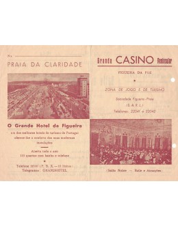 Programa - Grande Casino Peninsular - Figueira da Foz - 20 de Setembro de 1964