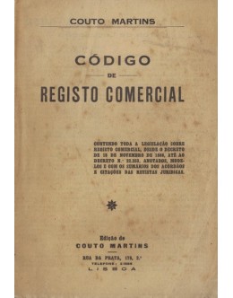 Código de Registo Comercial | de Couto Martins