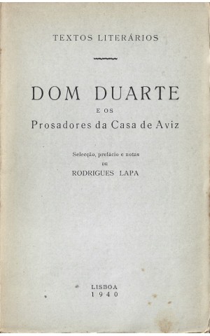 Dom Duarte e os Prosadores da Casa de Aviz