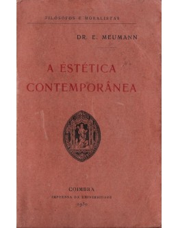 A Estética Contemporânea | de E. Meumann
