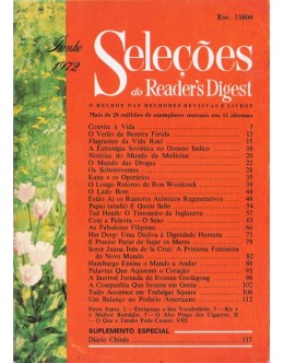 Seleções do Reader's Digest - Tomo II - N.º 14 - Junho de 1972