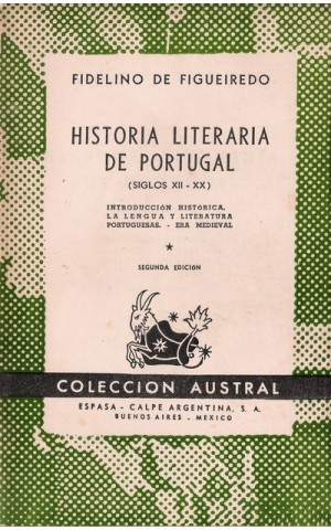 Historia Literaria de Portugal (Siglos XII - XX) | de Fidelino de Figueiredo