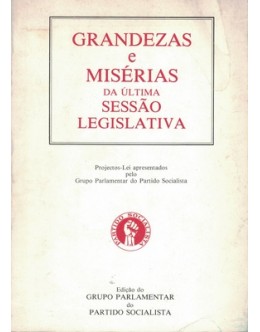 Grandezas e Misérias da Última Sessão Legislativa