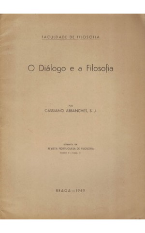 O Diálogo e a Filosofia | de Cassiano Abranches