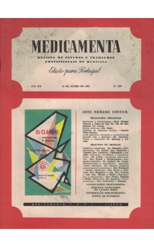 Medicamenta - Ano XX - N.º 380 - 15 de Junho de 1962