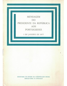 Mensagem do Presidente da República aos Portugueses | de Ramalho Eanes
