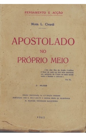 Apostolado no Próprio Meio | de Mons. L. Civardi