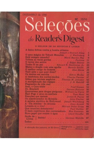 Seleções do Reader's Digest - Tomo X - N.º 59 - Dezembro de 1946