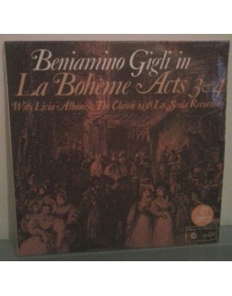 Beniamino Gigli and Licia Albanese with La Scala Orchestra | La Bohème Acts 3 & 4 - The Classic 1938 La Scala Recording [LP]