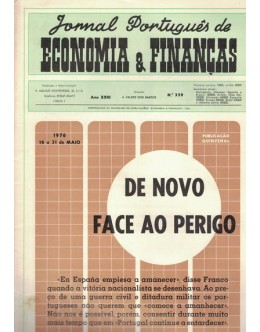 Jornal Português de Economia e Finanças - Ano XXIII - N.º 359 - 16 a 31 de Maio de 1976
