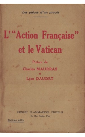 L'"Action Française" et le Vatican