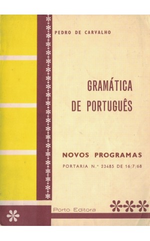 Gramática de Português | de Pedro de Carvalho