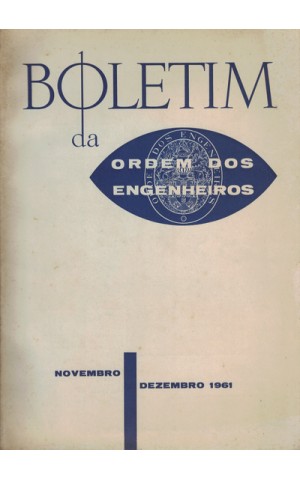 Boletim da Ordem dos Engenheiros - Novembro-Dezembro 1961