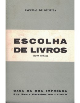 Escolha de Livros | de Zacarias de Oliveira