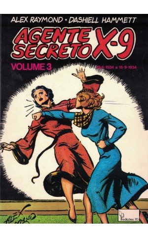 Agente Secreto X-9 - Volume 3 | de Alex Raymond e Dashiell Hammett