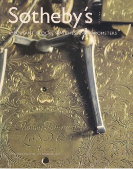 Sotheby's - Important Clocks, Watches and Barometers - Olympia London - 11 March 2002