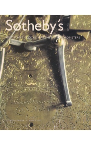 Sotheby's - Important Clocks, Watches and Barometers - Olympia London - 11 March 2002