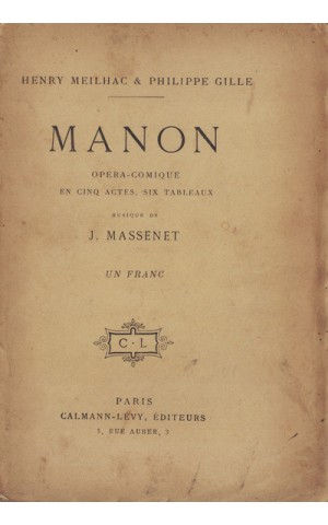 Manon | de Henry Meilhac e Philippe Gille