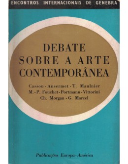 Debate Sobre a Arte Contemporânea | de Vários Autores