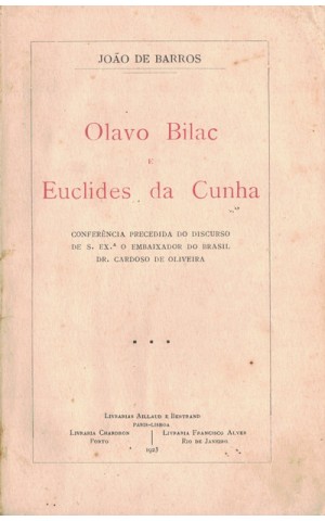 Olavo Bilac e Euclides da Cunha | de João de Barros