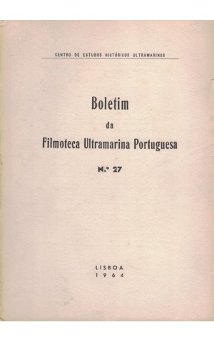 Boletim da Filmoteca Ultramarina Portuguesa N.º 27