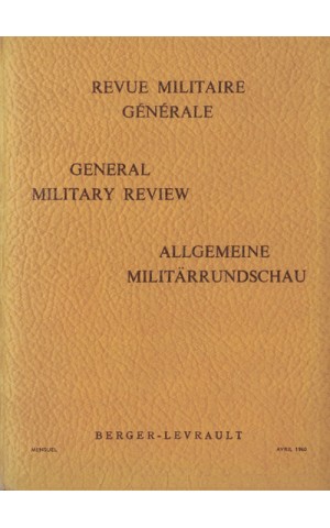 Revue Militaire Générale / General Military Review / Allgemeine Militärrundschau - Avril 1960