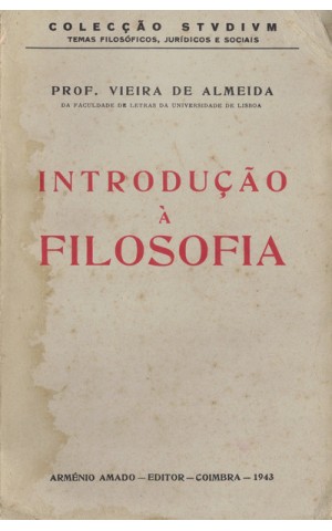 Introdução à Filosofia | de Vieira de Almeida