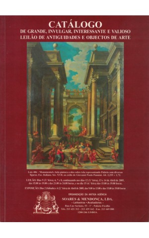 Catálogo de Grande, Invulgar, Interessante e Valioso Leilão de Antiguidades e Objectos de Arte