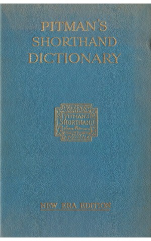 Pitman's Shorthand Dictionary | de Sir Isaac Pitman