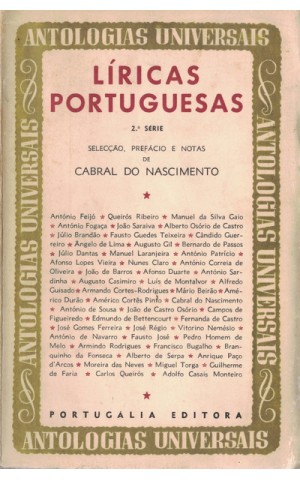Líricas Portuguesas - 2.ª Série | de Vários Autores
