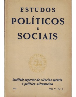Estudos Políticos e Sociais - 1967 - Volume V - N.º 4