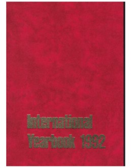 International Yearbook 1992 - A Year of Yourlife | de Erich Gysling