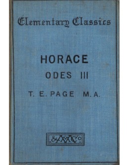 Odes III / Carminum Liber III | de Horace / Q. Horatii Flacci