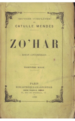 Zo'Har | de Catulle Mendès
