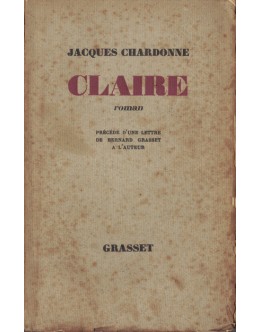 Claire | de Jacques Chardonne