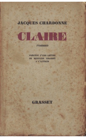 Claire | de Jacques Chardonne