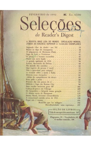 Seleções do Reader's Digest - Tomo XXI - N.º 121 - Fevereiro de 1952
