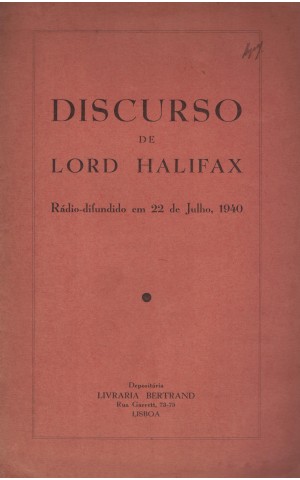 Discurso de Lord Halifax