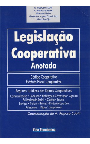 Legislação Cooperativa | de Vários Autores