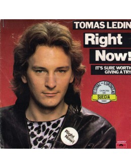 Tomas Ledin | Right Now! [Single]