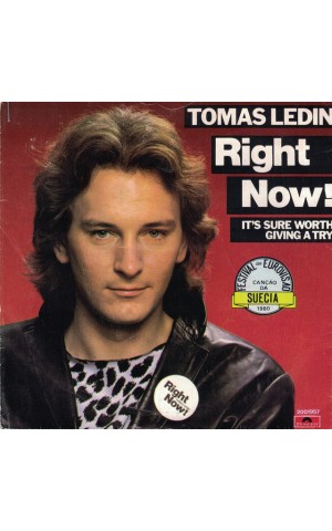 Tomas Ledin | Right Now! [Single]