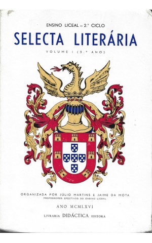 Selecta Literária - Volume I (3.º Ano) | de Júlio Martins e Jaime da Mota